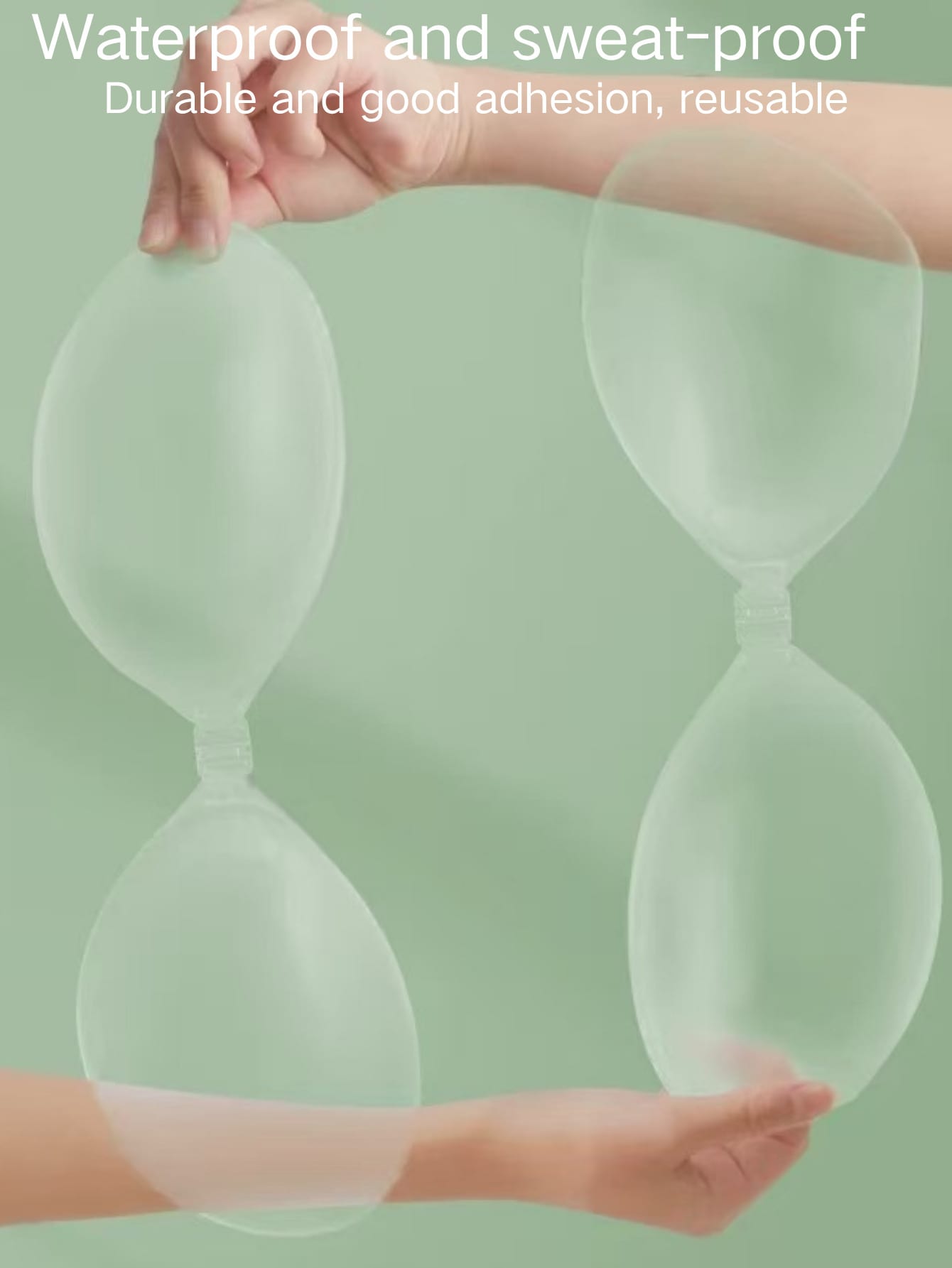 Strapless Bra Adhesive - Women's invisible strapless silicone bra with