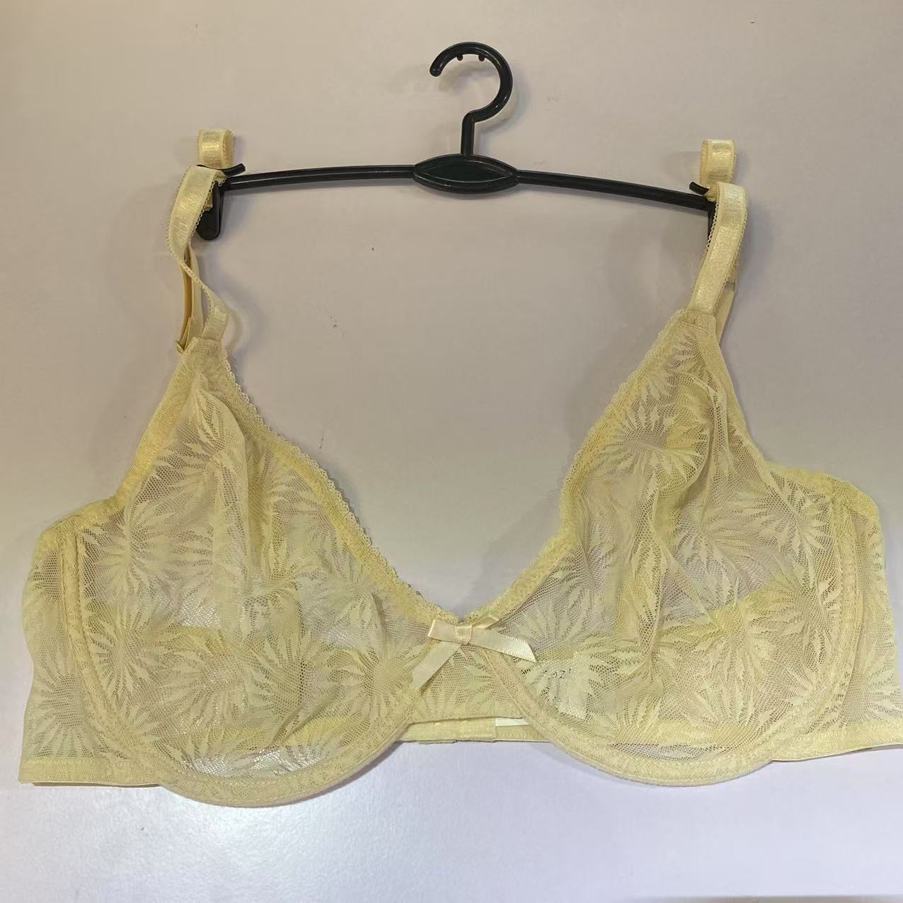 Plus Size Lace Bra Women Yello - Minimizer Bra Women ulasan dan harga