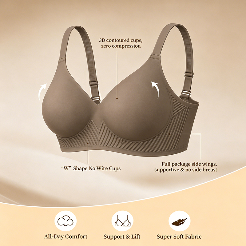 Full Coverage Push Up Jelly Su - Full Coverage Bra ulasan dan harga