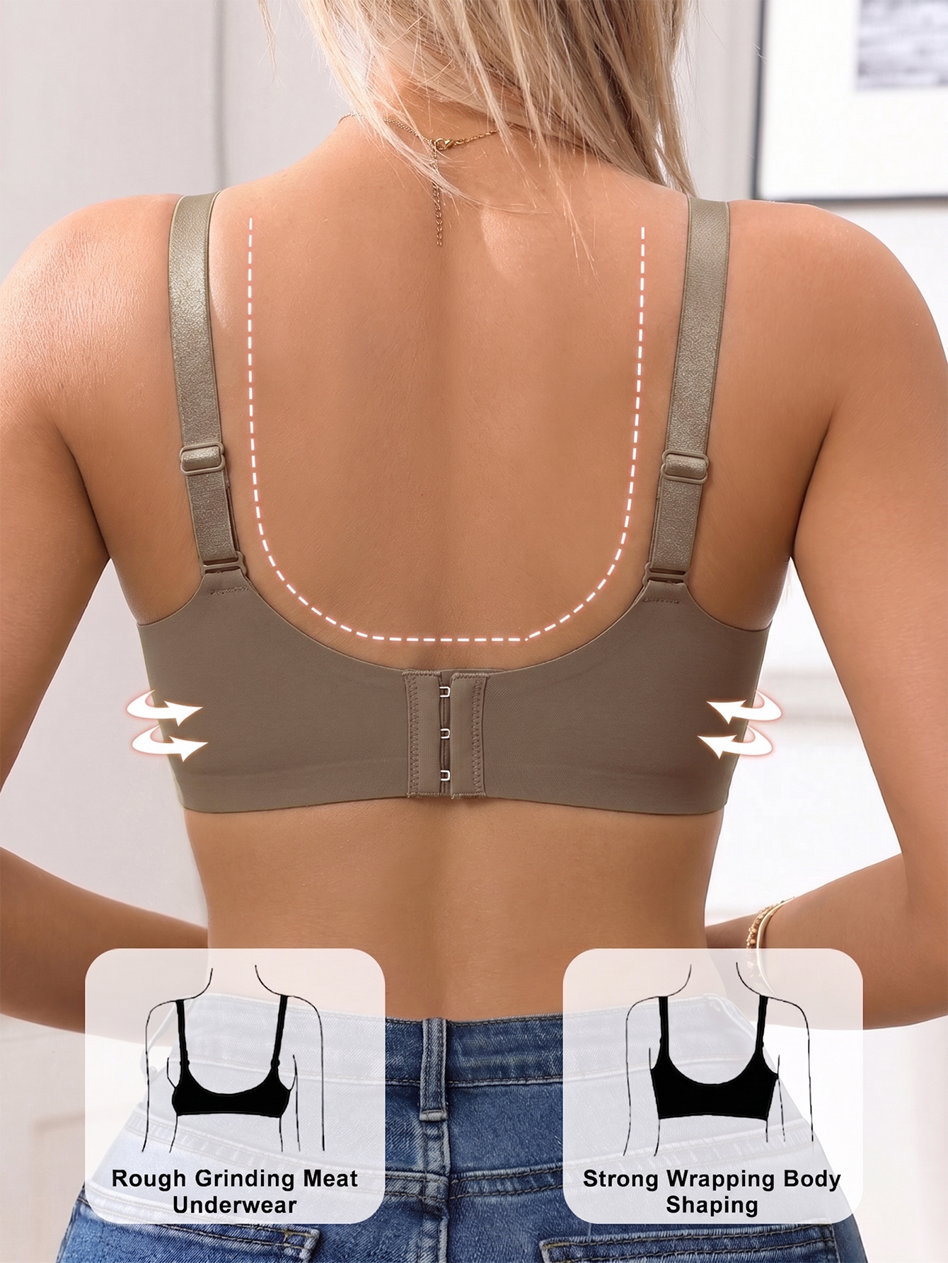 Full Coverage Push Up Jelly Su - Full Coverage Bra ulasan dan harga
