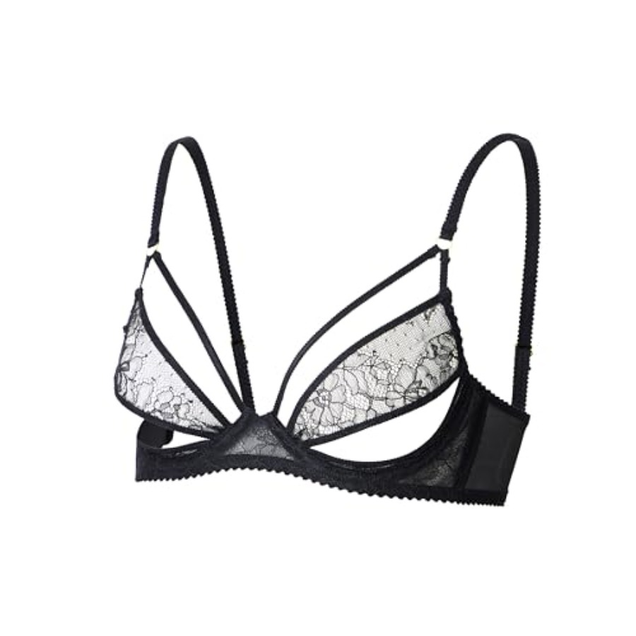 Faye Women's Sexy Lace Bra, Ba - Demi Bra Balconette ulasan dan harga