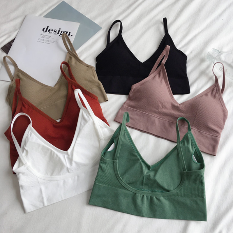 Women Sexy Crop Tops Bra Tube  - T Shirt Bra Seamless ulasan dan harga