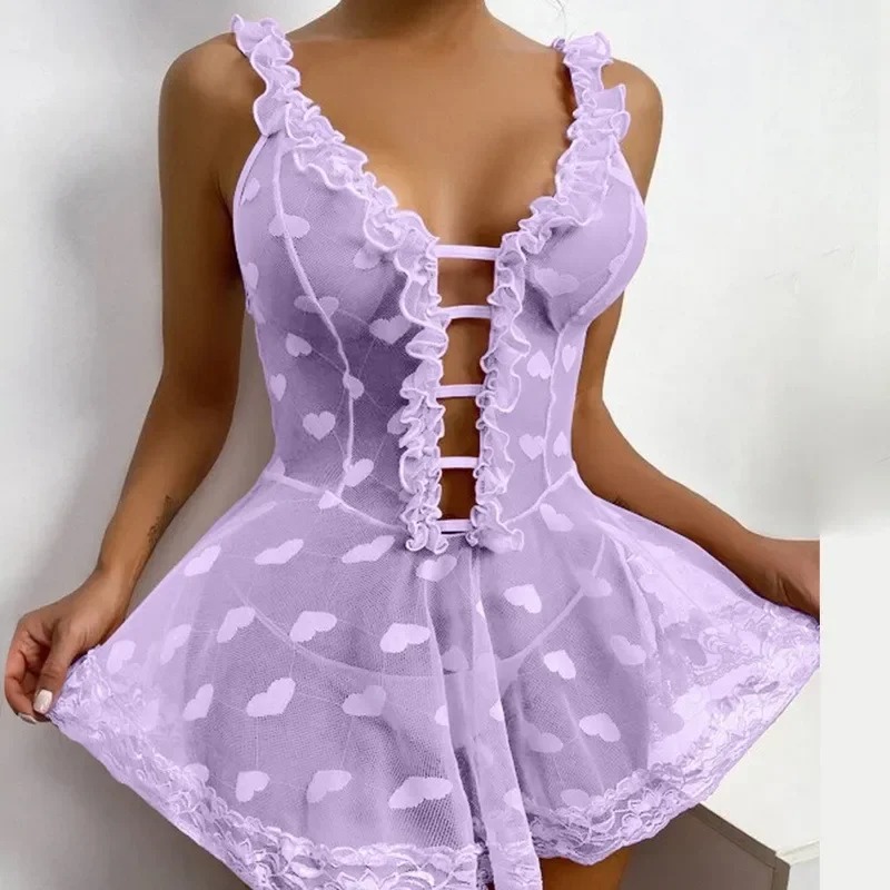 Nighty for Ladies Hot Romantic - Sheer Mesh Bra ulasan dan harga