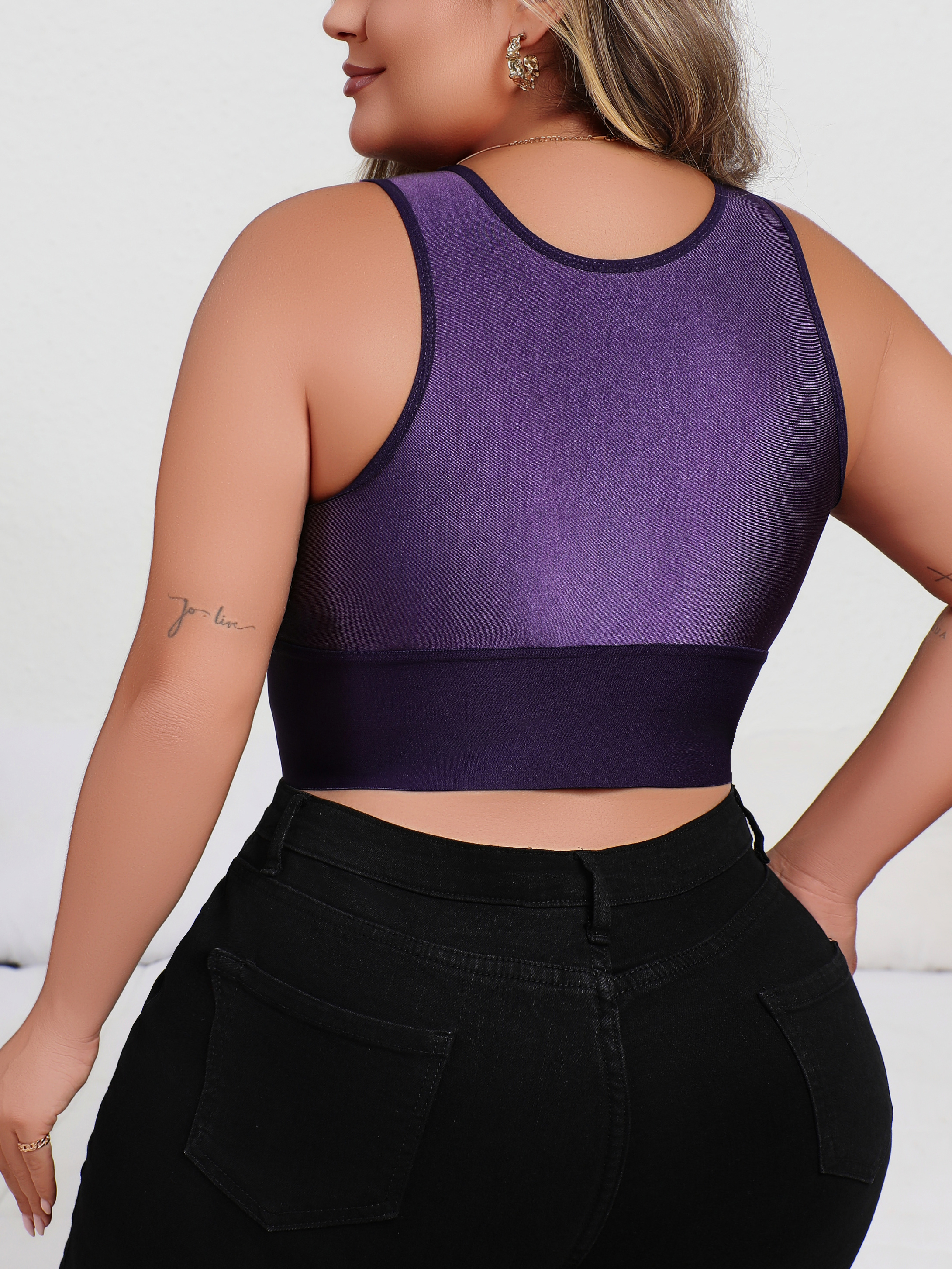 New Arrival Plus Size Sexy Pur - Plunge Bra Push Up ulasan dan harga